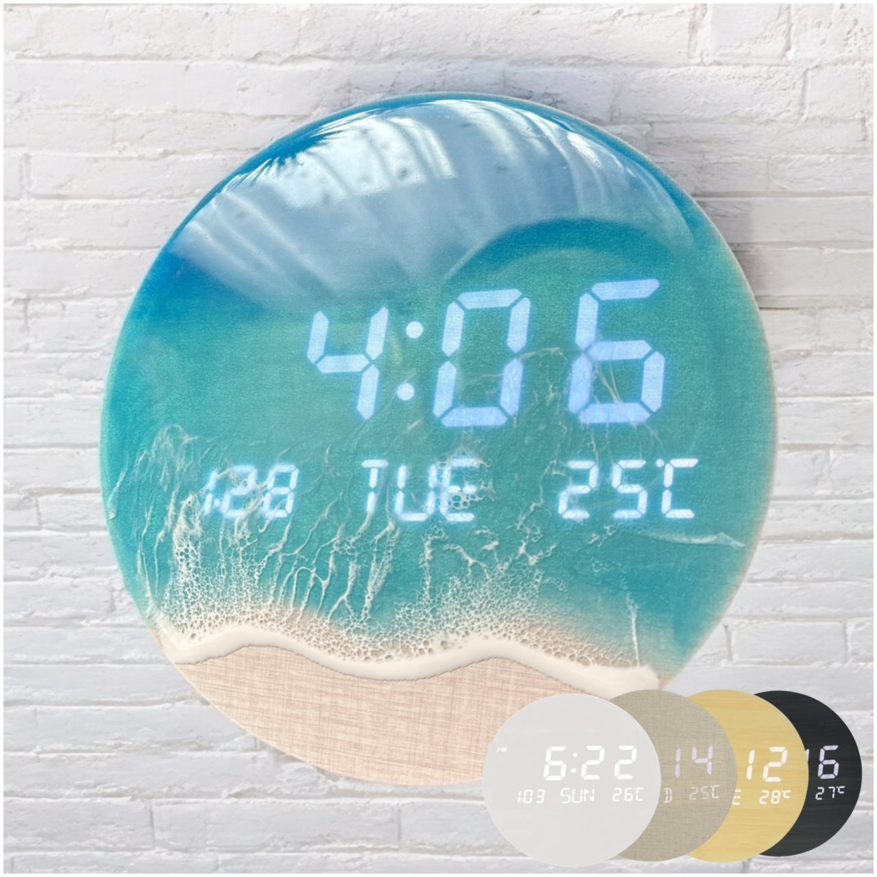 【受注制作】オーシャンウォールクロック　海の壁掛け時計