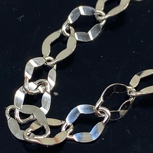 Pt950 プラチナ ブレスレット リップチェーン 17cm Pt950 プラチナ ブレスレット リップチェーン 17cm ブレスレット