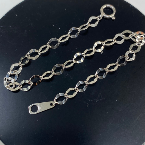 Pt950 プラチナ ブレスレット リップチェーン 17cm Pt950 プラチナ ブレスレット リップチェーン 17cm ブレスレット
