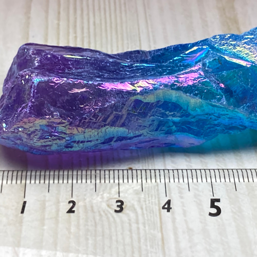 七色の夢໒꒱✨ オーラ 水晶 クリスタル ラフストーン 原石 天然石