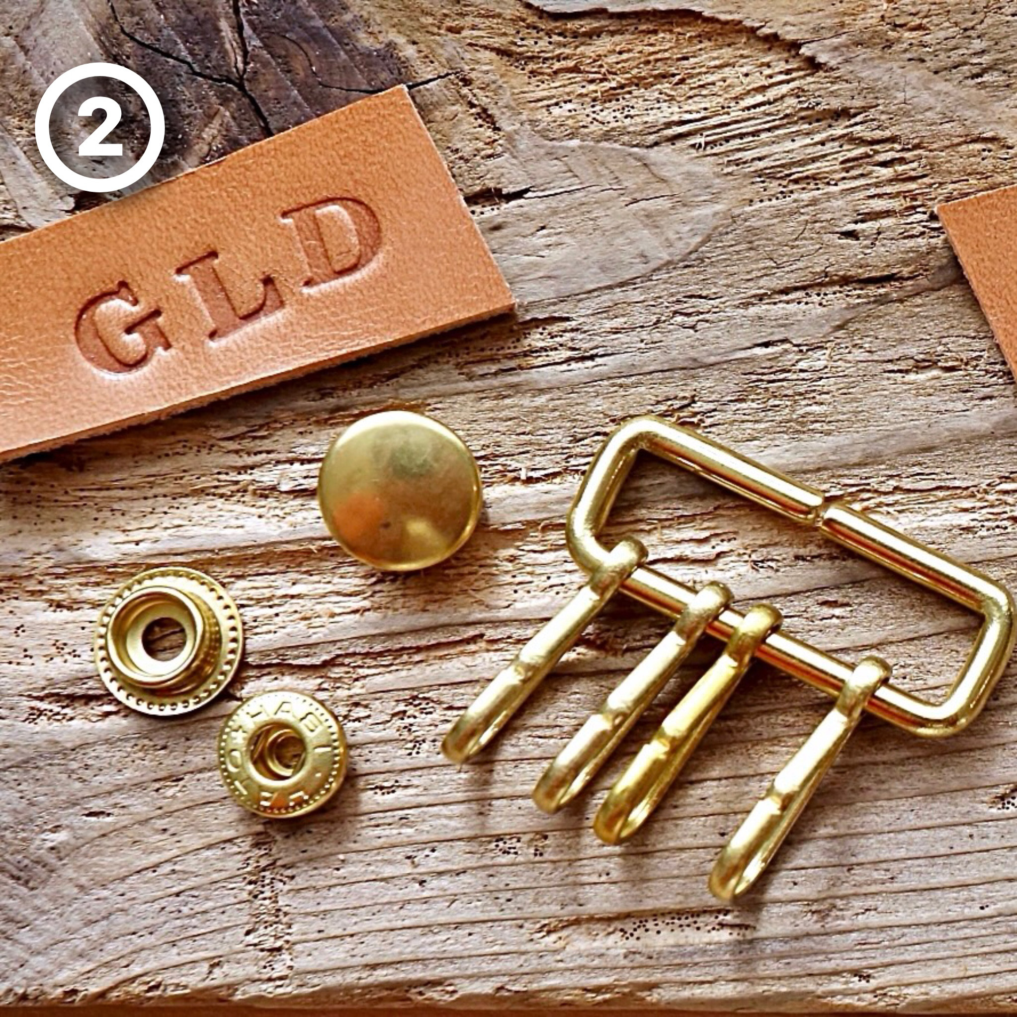 両面レザーパスケース カードケース 本革 ヌメ革 S-003