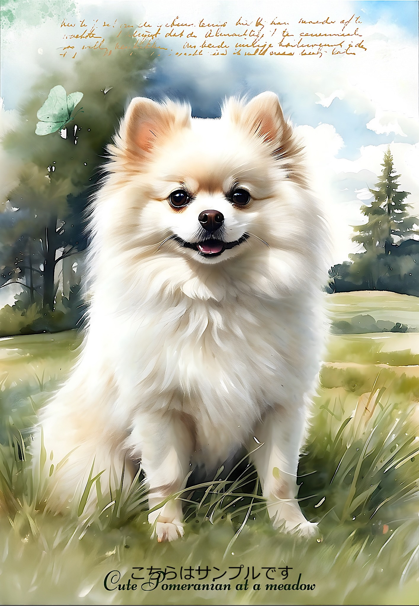 オリジナル 生地 ブロックデザイン パネル生地 犬 犬柄