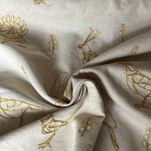 激レア♥️JohnGalliano刺繍装飾ハンチング NCM-GR21200 GRACE by ALTO ALBERO COLLECTION シーチング 巾約