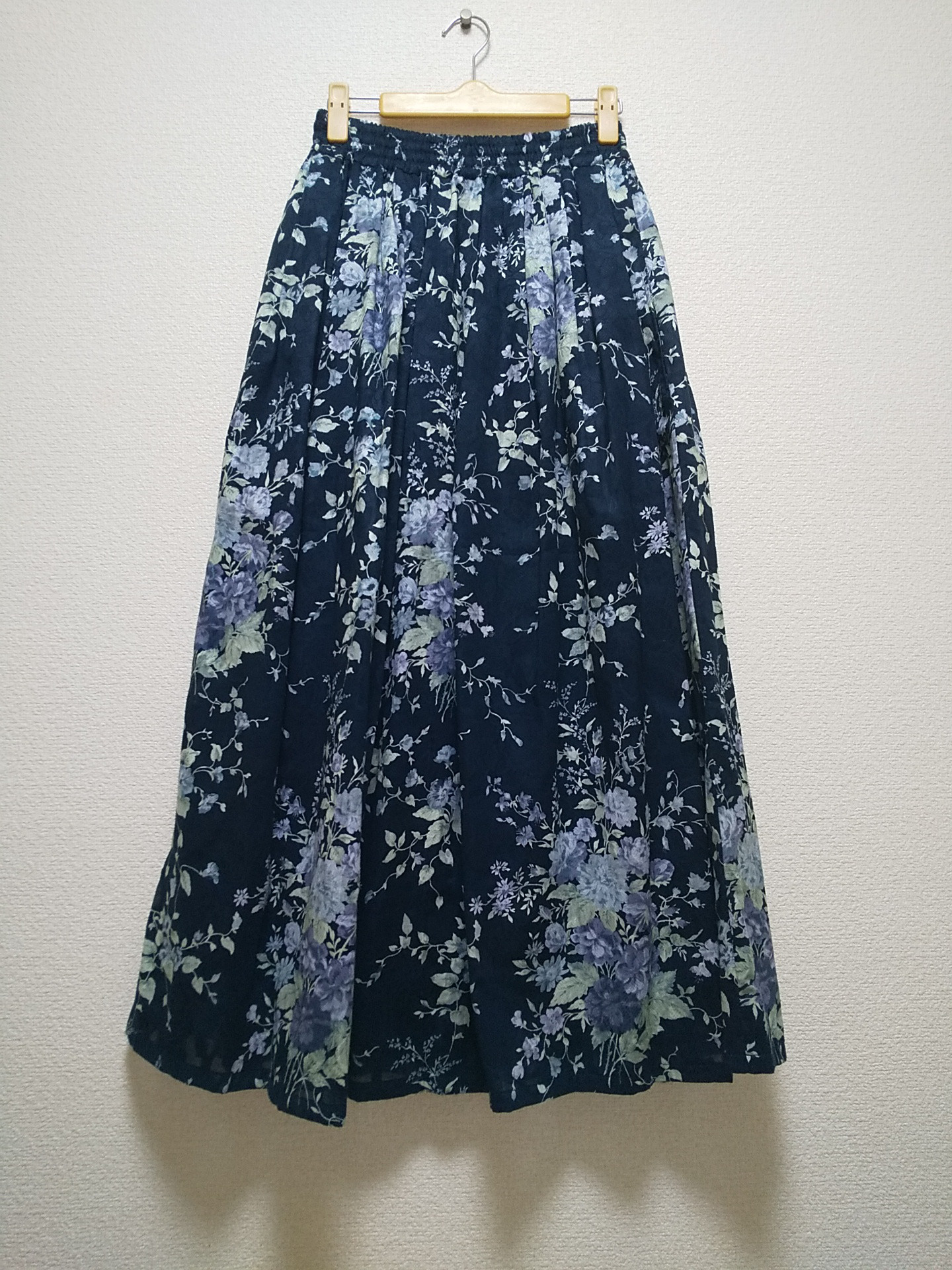 ★花柄タックスカート【YUWA生地使用】1点のみ★