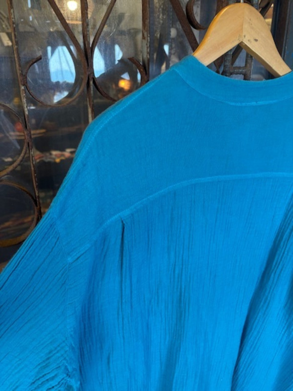 ダブルガーゼ トップス 半袖 無地 男女兼用 ユニセックス プルオーバー コットン 部屋着　メンズ レディース 13枚目の画像