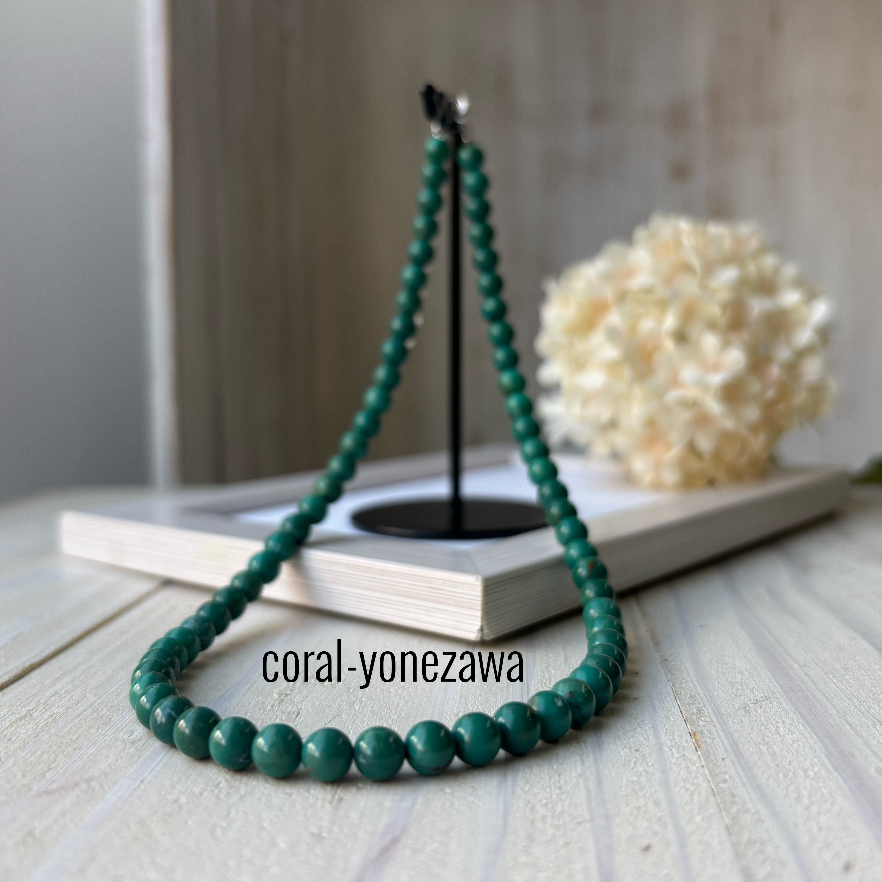 ターコイズネックレスsv