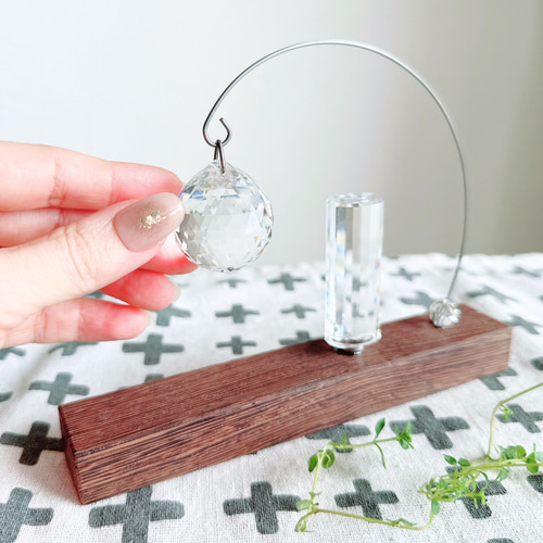 大玉30ミリ◇スワロフスキークリスタルサンキャッチャー◇北欧