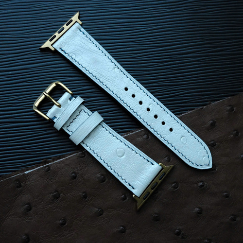 高級革時計ベルトKlein karoo オーストリッチ革時計ベルト