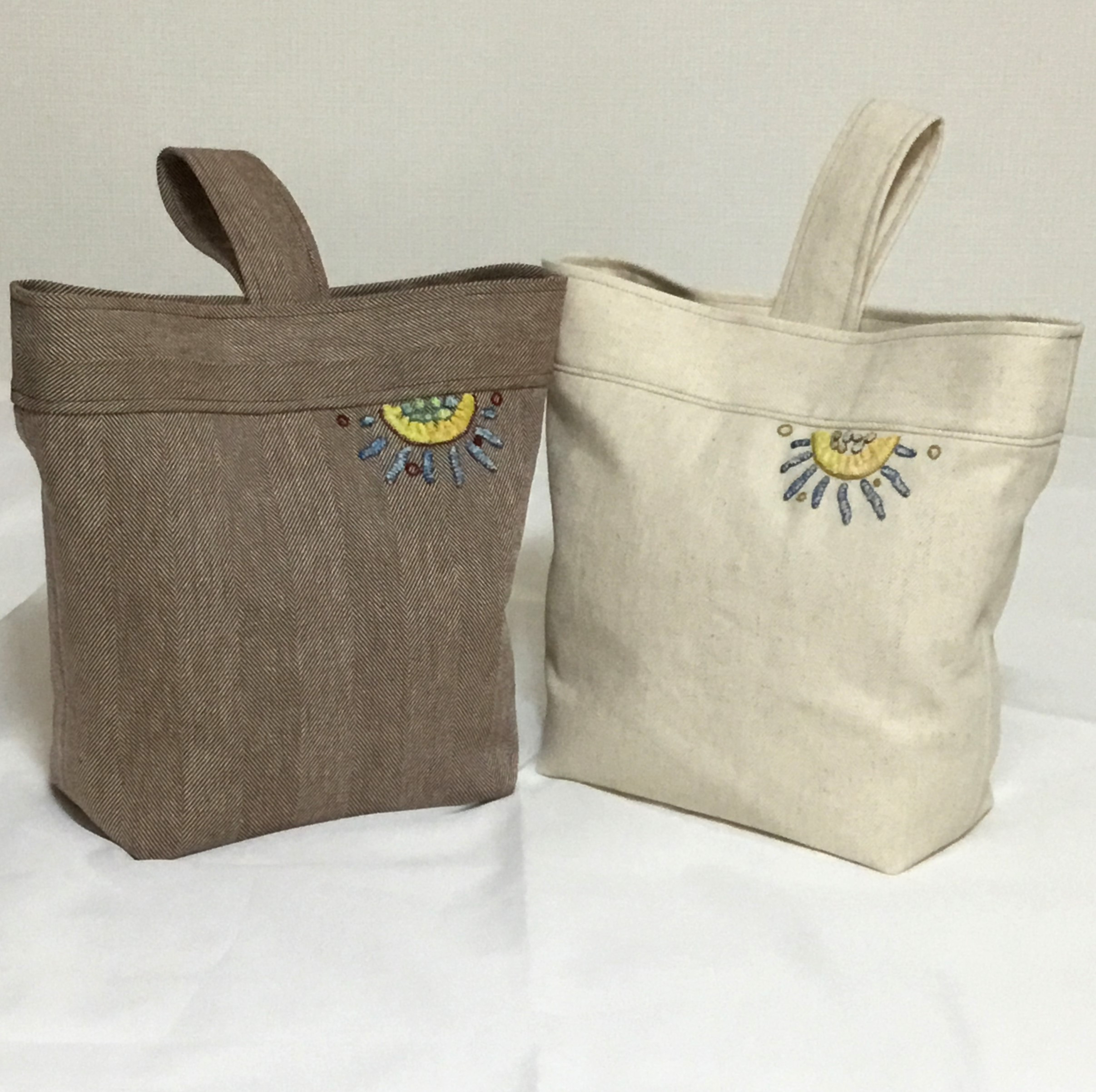 通院に必要な物バッグ　播州織生地使用　受注制作