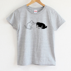 わんパンチが届かない　レディースタイプ（gray） 2枚目の画像