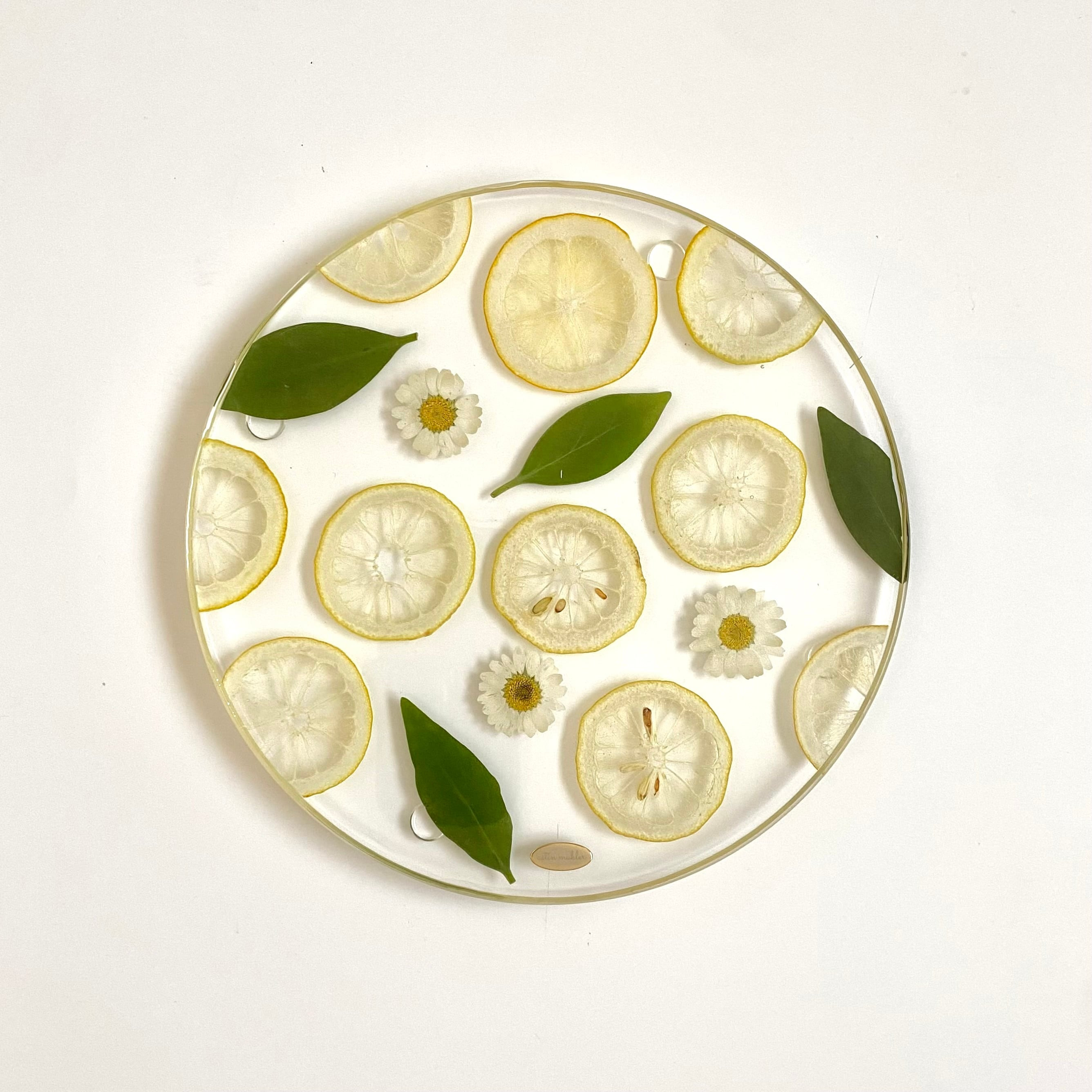 【Mサイズ】レモン＆リーフのお皿