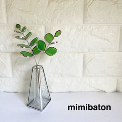 ⚫︎受注製作⚫︎mimibaton＊ステンドグラスフラワー＊ アート