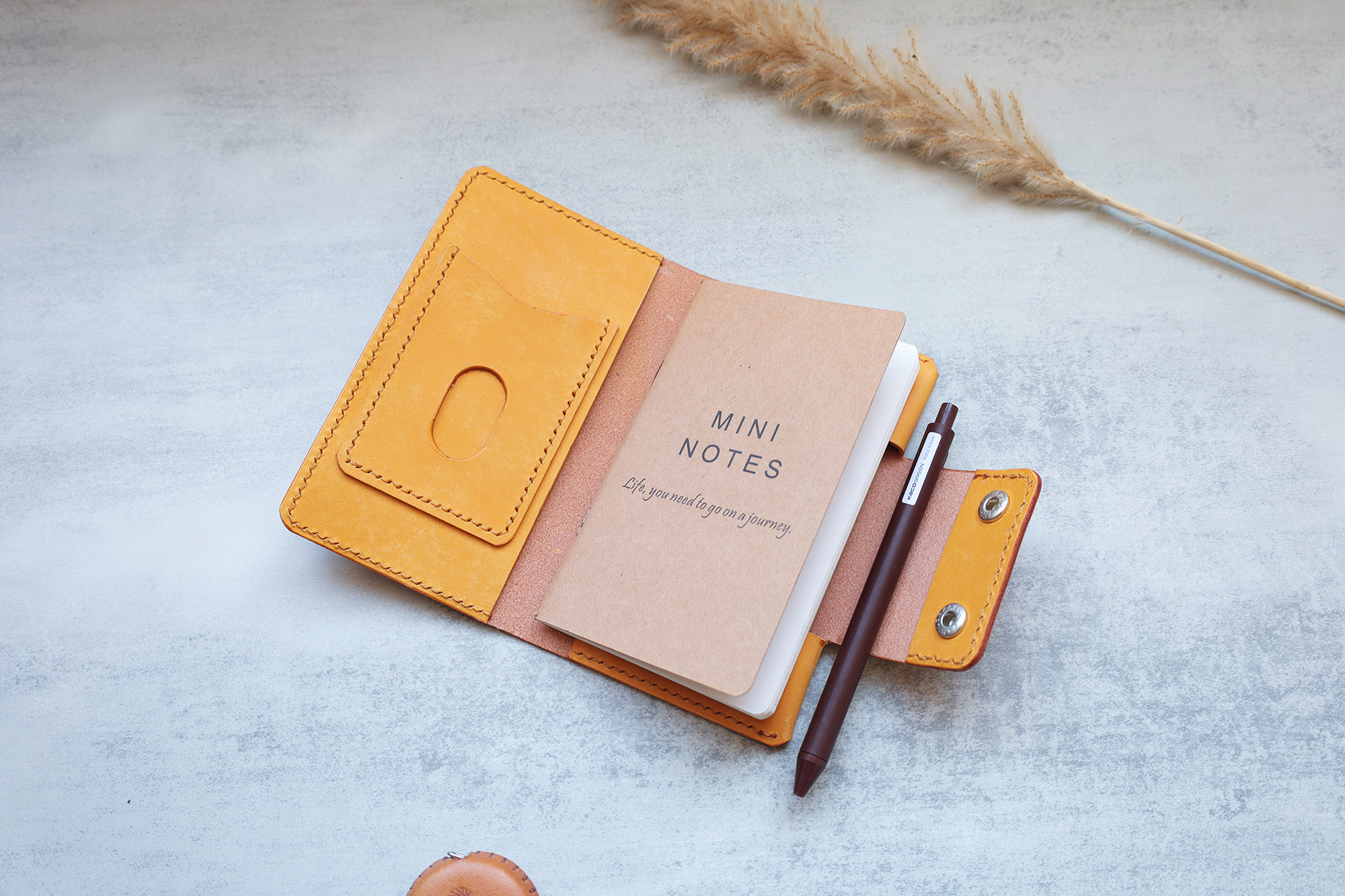 本革ミニノートカバー／Field Notes対応・差し替え可
