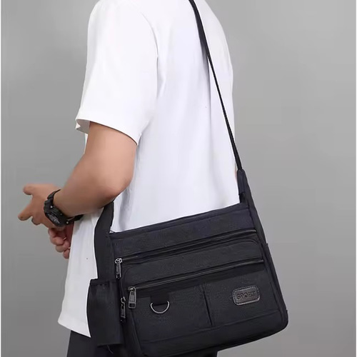 極美品！メンズショルダーバッグサドルバッグキャンバス~~ 【公式通販】