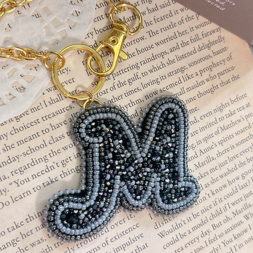 美品】メタルビーズ刺繍 /デリカビーズ・フリンジ/ビーズバッグ