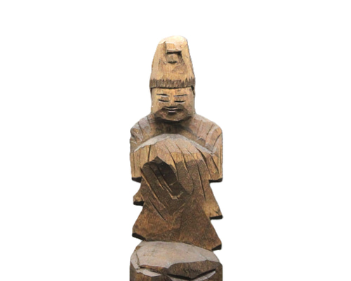 観音　木彫　頭部　彫刻 Amazon.co.jp: 極小仏 馬頭観音 14.2cm（木製：ツゲ 金泥仕上）＿