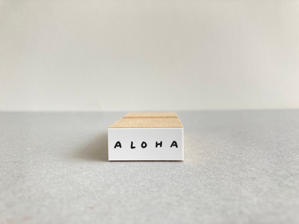 【New】ALOHAゆる文字【ラバースタンプ】 1枚目の画像