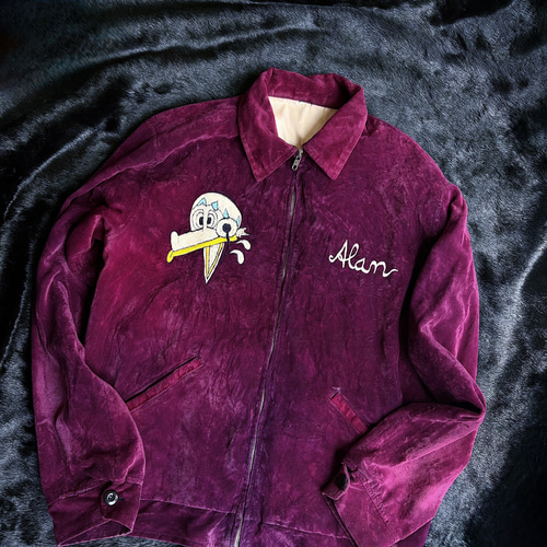 レア品/ラディアルの名作スカジャン/ブルゾン/美品/市場で購入困難/ STUDIO D'ARTISAN（ステュディオ・ダ・ルチザン） スーベニア