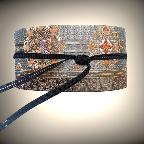 煌めく金刺繍 サッシュベルト ウエスト 65〜95cm 高級帯 帯