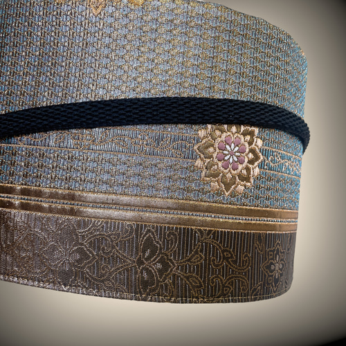 煌めく金刺繍 サッシュベルト ウエスト 65〜95cm 高級帯 帯