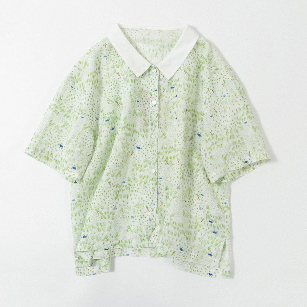 プリント 半袖 シャツ【返品・交換可】品質最優先25-168