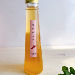 浜松産無農薬梅の恵みシロップ 無農薬梅を使用した梅シロップ　無添加 3枚目の画像