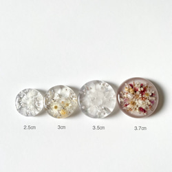 大ぶり 夏のマーブル 大人 レジン ヘアゴム ～ right blue gradation ～ 9枚目の画像