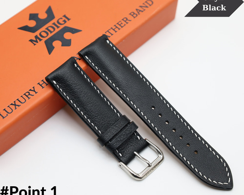 MODIGI 時計ベルト レザーバンド 本革 18mm 20mm 22mm おしゃれベルト