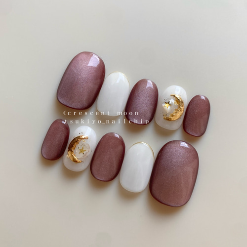 ☾moonlit party 月 三日月 満月 お月見 夜空 月の満ち欠け ふたご座