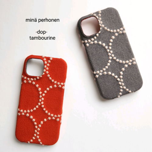 ミナペルホネン ハンドメイド タンバリン ドップ スマホケース