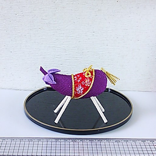 ちりめん細工 精霊馬 お盆飾り 蓮の花 つまみ細工 その他置物