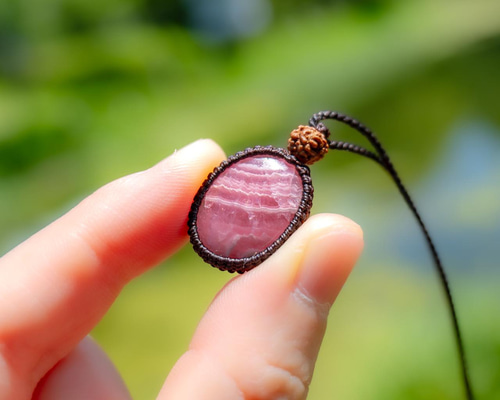 ✿【厳選】極上天然色インカローズ9.2 mm珠 1粒売り ✿極上