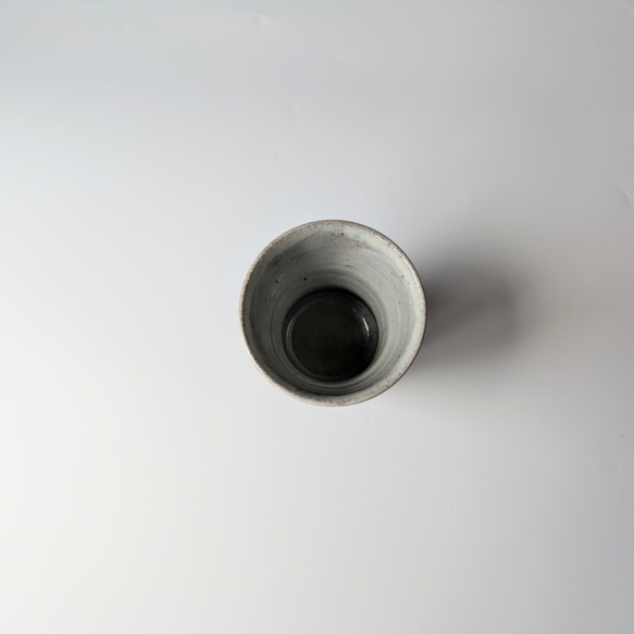 掛け分けのフリーカップ　【手仕事　民藝　和　陶器】 3枚目の画像