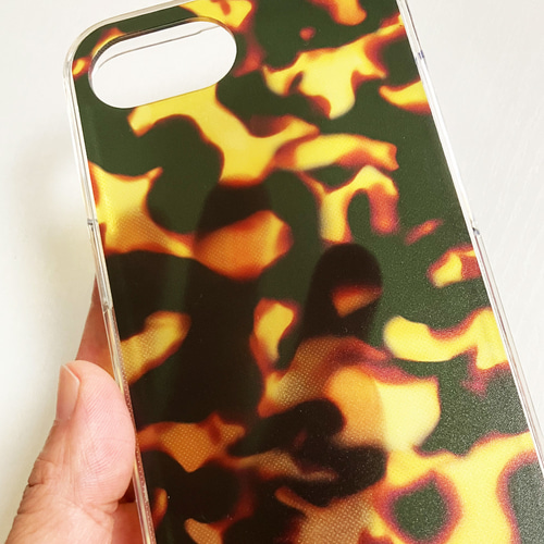 ソフトクリアケース べっ甲 iPhone16e 16 15 14 13Pro アイフォン8 7