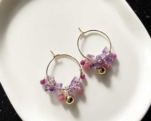 再販♡紫陽花ピアス 1_fa6b7e4cb356df3dfc4bc3fa4d83