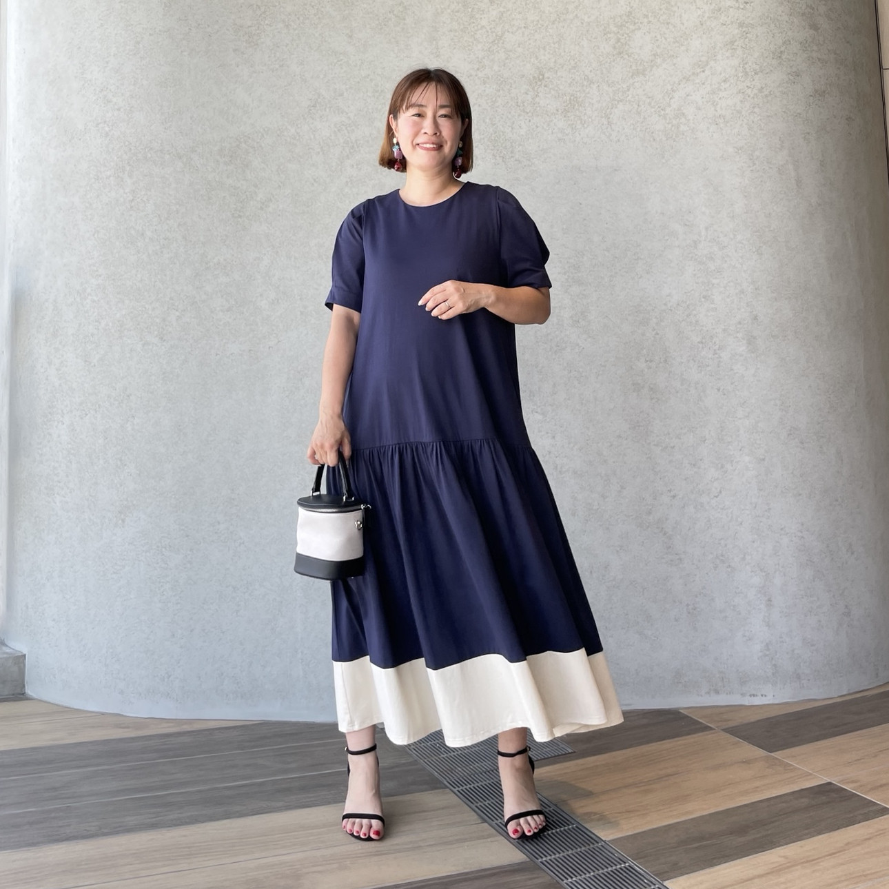 美品❣️ミルフィーユ　フォーマル　ワンピース　濃紺　110cm mille feuille Online shop | ミルフィーユ お受験 面接コレクション