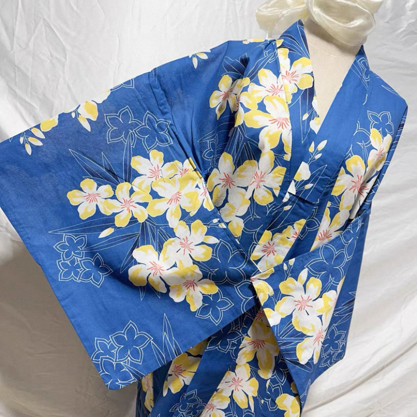 浴衣、浴衣ワンピース、夏着物、夏祭り、片身代わり浴衣、夏限定