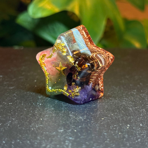 fairy光波動 オルゴナイト 星の祝福 ① 叡智と目覚めの光　大きなお星さま fairy光波動 オルゴナイト 小さなお星様 星の祝福 ① 守りと