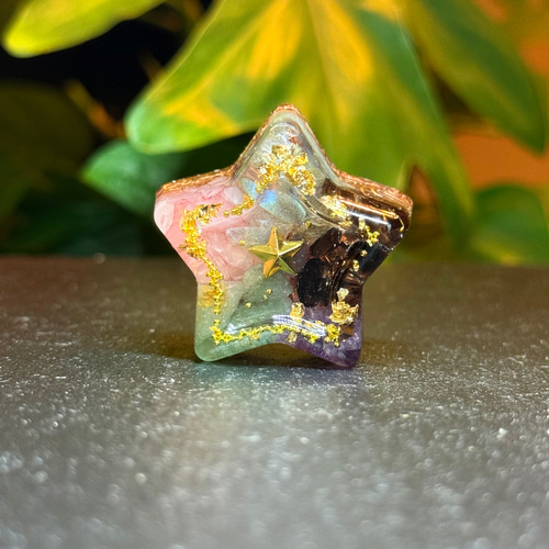 fairy光波動 オルゴナイト 星の祝福 ① 叡智と目覚めの光　大きなお星さま fairy光波動 オルゴナイト 小さなお星様 星の祝福 ① 守りと