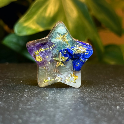 fairy光波動 オルゴナイト 星の祝福 ① 叡智と目覚めの光　大きなお星さま fairy光波動 オルゴナイト 小さなお星様 星の祝福 ② 情熱と活力