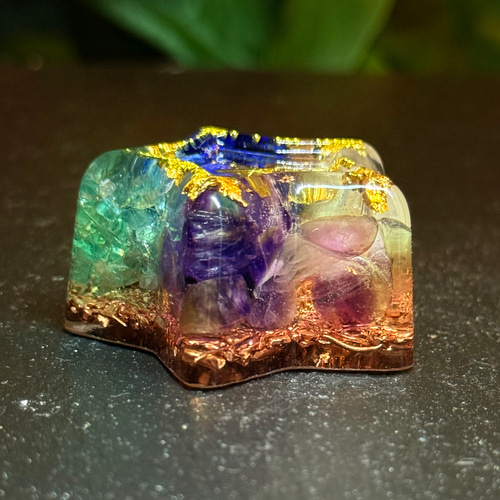 fairy光波動 オルゴナイト 星の祝福 ① 叡智と目覚めの光　大きなお星さま fairy光波動 オルゴナイト 小さなお星様 星の祝福 ① 守りと