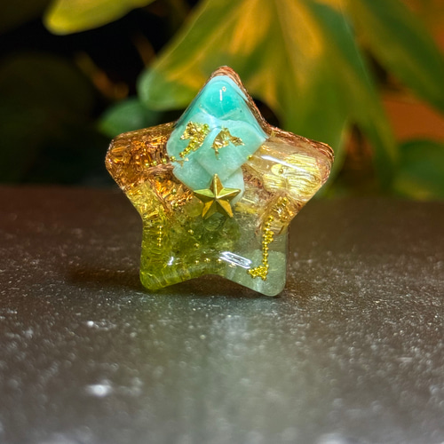 fairy光波動 オルゴナイト 星の祝福 ① 叡智と目覚めの光　大きなお星さま fairy光波動 オルゴナイト 星の祝福 ① 叡智と目覚めの光 大きな