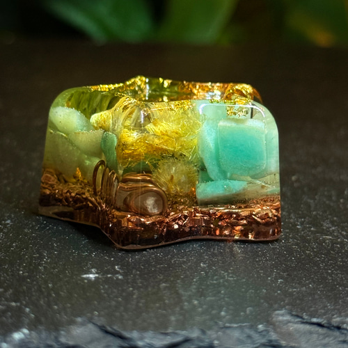 fairy光波動 オルゴナイト 小さなお星様 星の祝福 ⑤ 豊かさと