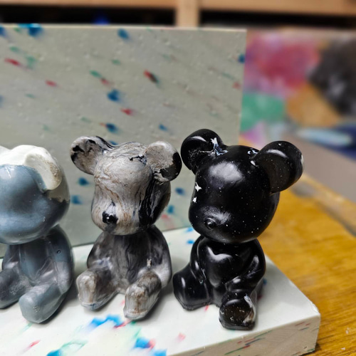 【廃番】アクリルアートキュートドッグ ☆お安くなりました☆【11体セット】廃プラスチックから生まれた