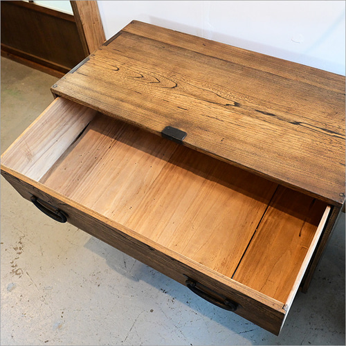 1点物 アンティーク 和箪笥 チェスト 時代箪笥 リメイク品 ケヤキ材