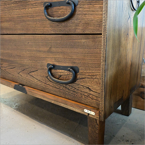 1点物 アンティーク 和箪笥 チェスト 時代箪笥 リメイク品 ケヤキ材