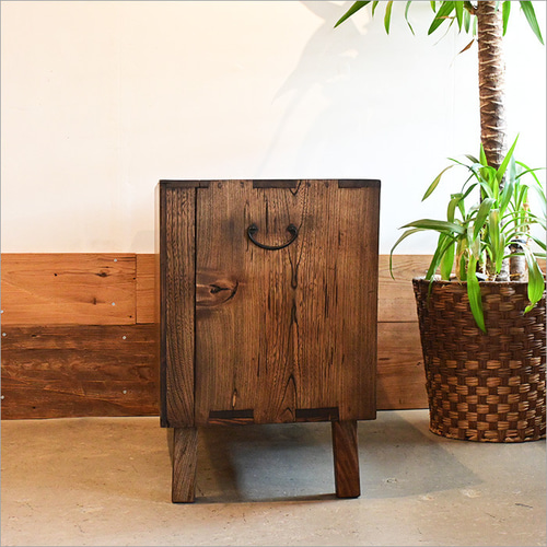 1点物 アンティーク 和箪笥 チェスト 時代箪笥 リメイク品 ケヤキ材