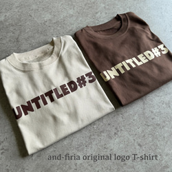 新色♪シンプルで使いやすい♪大人のロゴTシャツ「♯untitled3」くすみカラー 8枚目の画像