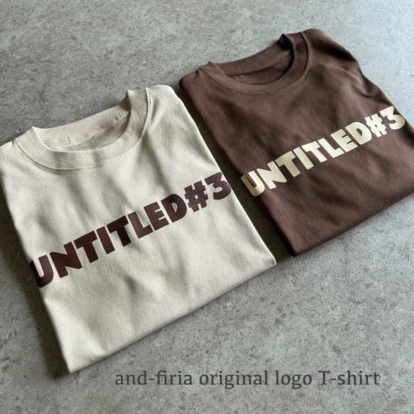 新色♪シンプルで使いやすい♪大人のロゴTシャツ「♯untitled3」くすみカラー 8枚目の画像