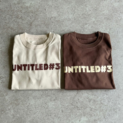 新色♪シンプルで使いやすい♪大人のロゴTシャツ「♯untitled3」くすみカラー 6枚目の画像